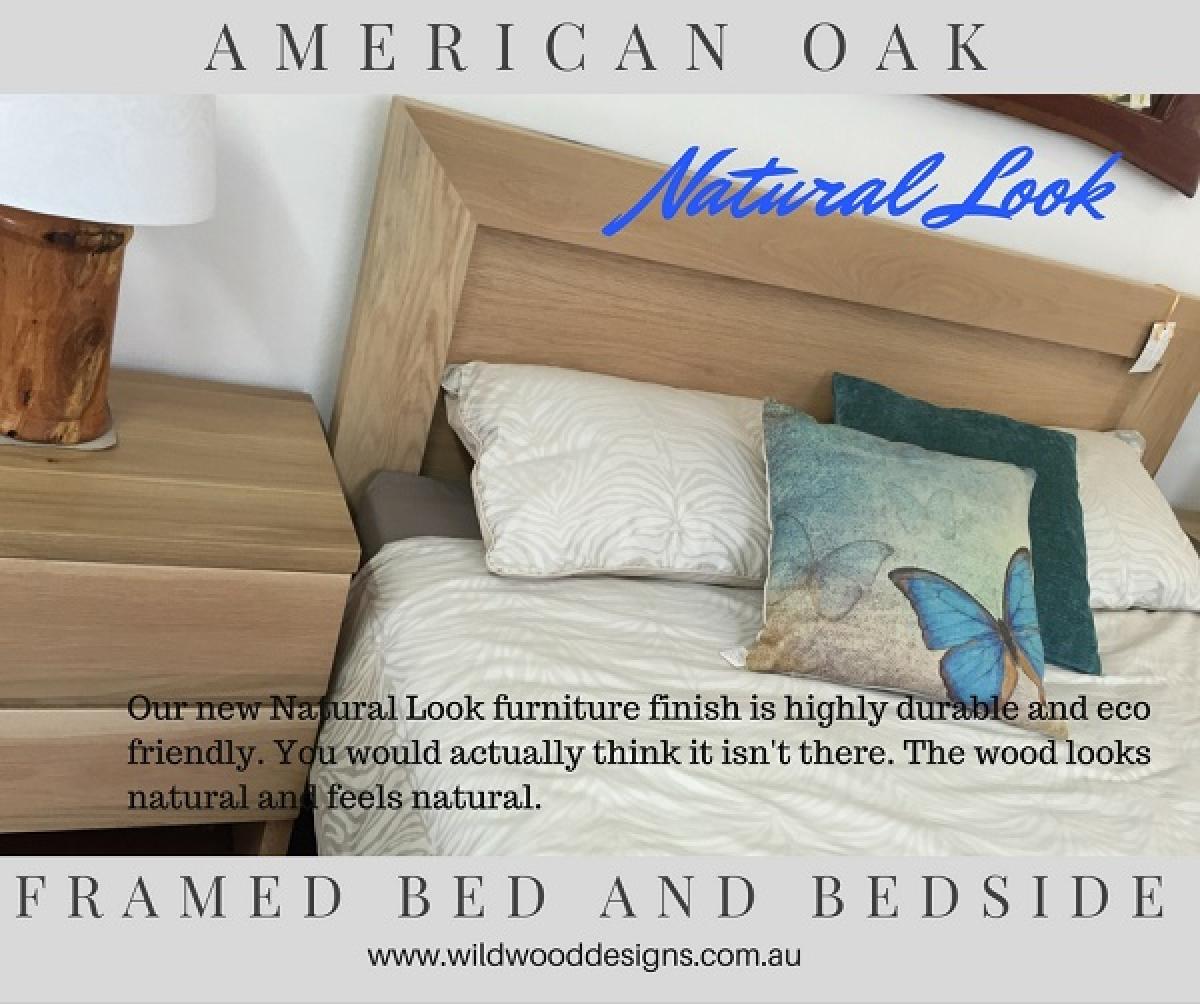 American Oak Bed